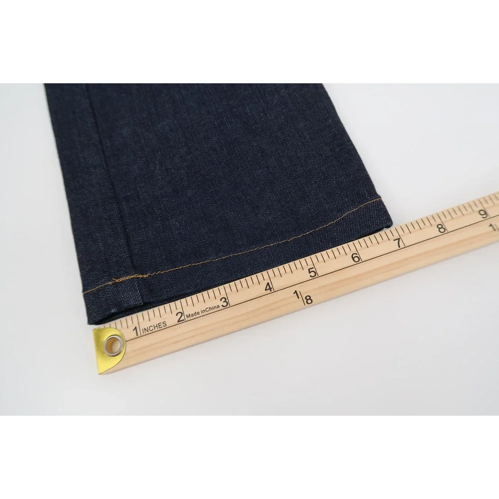 Mizzen Main Jeans Men 34x31‎ Blue Five Pocket Dark Wash Denim Stretch